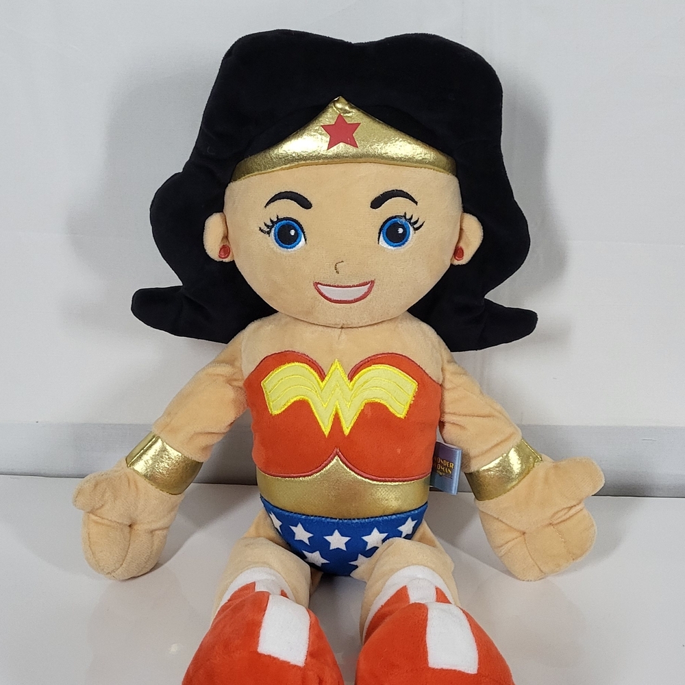 DC Comics Wonder Woman Plush - Black Hair,